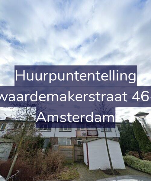 Foto gevel Huurpuntentelling voor Zwaardemakerstraat 46-1, Amsterdam