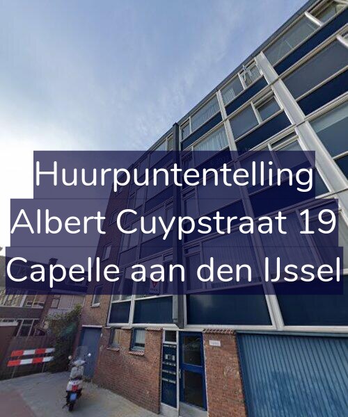 Foto gevel Huurpuntentelling voor Albert Cuypstraat 19, Capelle aan den IJssel
