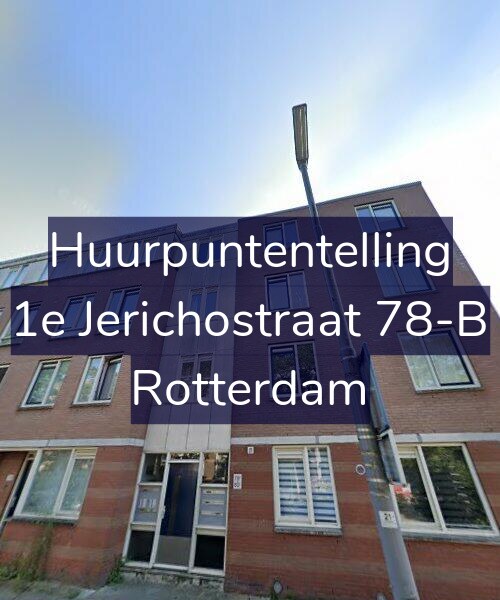 Foto gevel Huurpuntentelling voor 1e Jerichostraat 78-B, Rotterdam