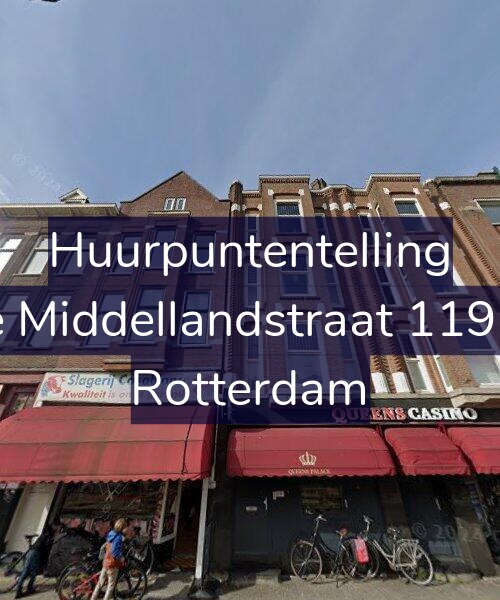 Foto gevel Huurpuntentelling voor 1e Middellandstraat 119-B, Rotterdam