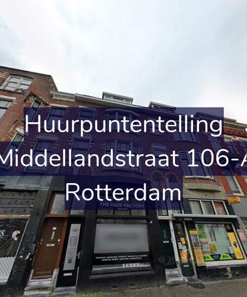 Foto gevel Huurpuntentelling voor 1e Middellandstraat 106-A01, Rotterdam