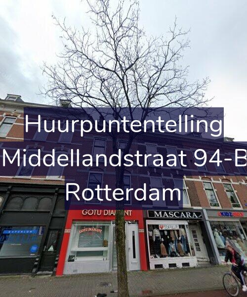 Foto gevel Huurpuntentelling voor 1e Middellandstraat 94-B01, Rotterdam
