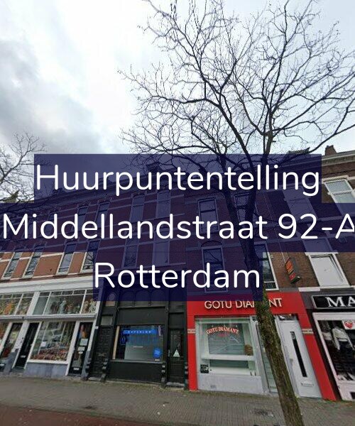 Foto gevel Huurpuntentelling voor 1e Middellandstraat 92-A02, Rotterdam