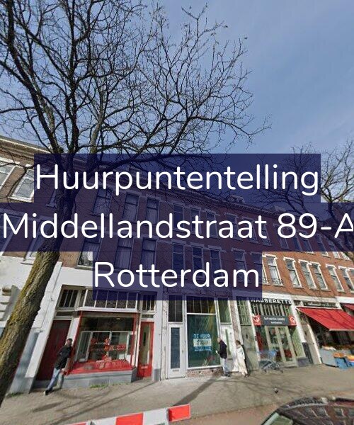 Foto gevel Huurpuntentelling voor 1e Middellandstraat 89-A01, Rotterdam