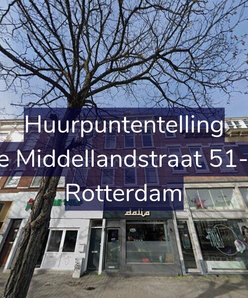 Foto gevel Huurpuntentelling voor 1e Middellandstraat 51-D, Rotterdam