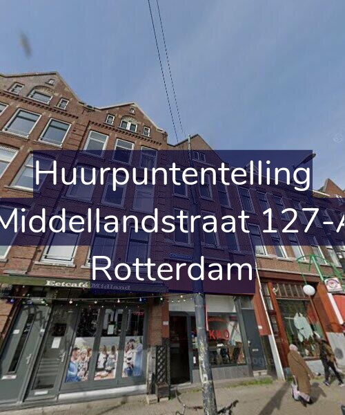 Foto gevel Huurpuntentelling voor 1e Middellandstraat 127-A01, Rotterdam
