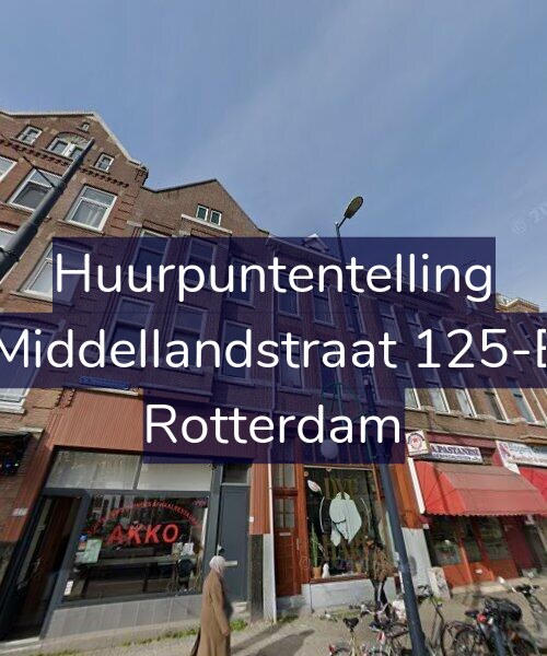 Foto gevel Huurpuntentelling voor 1e Middellandstraat 125-B02, Rotterdam