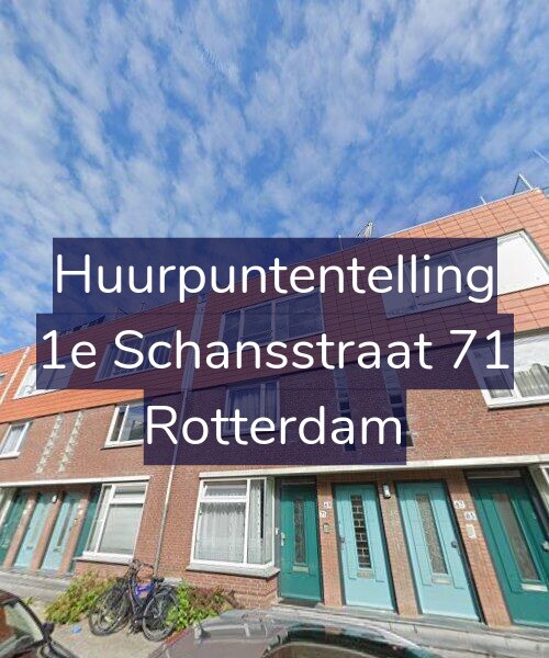 Foto gevel Huurpuntentelling voor 1e Schansstraat 71, Rotterdam