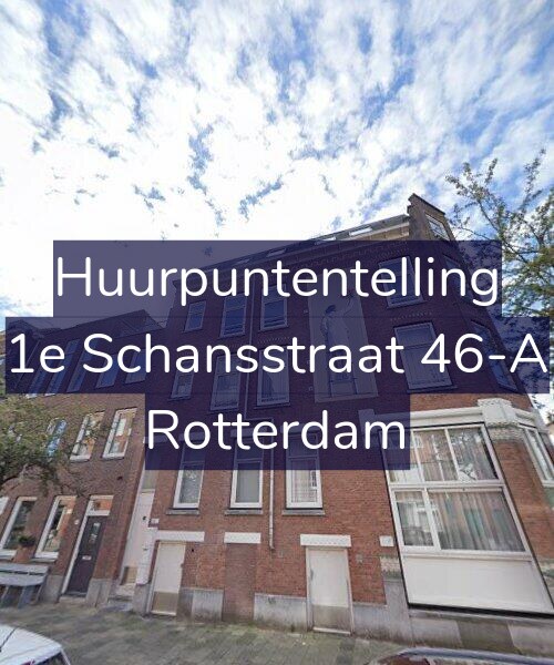Foto gevel Huurpuntentelling voor 1e Schansstraat 46-A, Rotterdam
