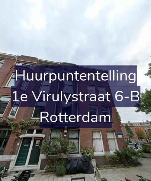 Foto gevel Huurpuntentelling voor 1e Virulystraat 6-B, Rotterdam