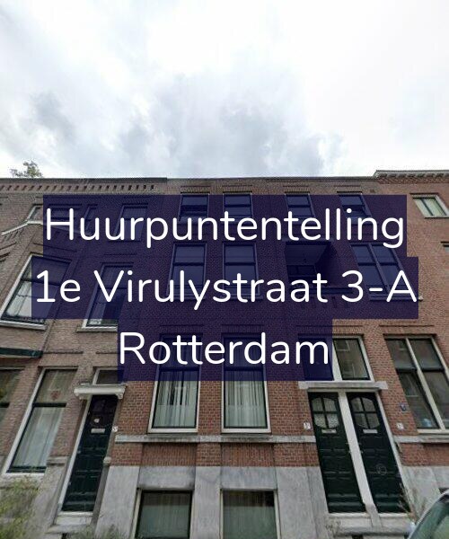 Foto gevel Huurpuntentelling voor 1e Virulystraat 3-A, Rotterdam