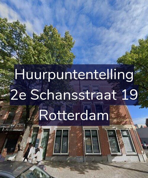 Foto gevel Huurpuntentelling voor 2e Schansstraat 19, Rotterdam