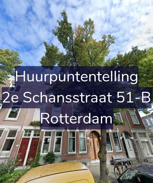 Foto gevel Huurpuntentelling voor 2e Schansstraat 51-B, Rotterdam