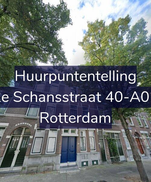 Foto gevel Huurpuntentelling voor 2e Schansstraat 40-A02, Rotterdam