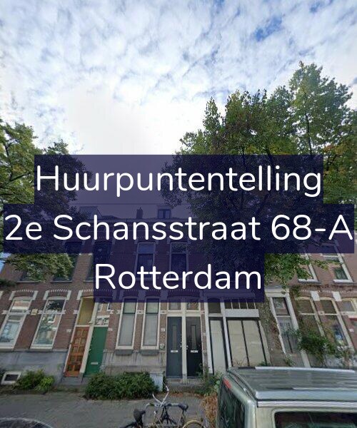 Foto gevel Huurpuntentelling voor 2e Schansstraat 68-A, Rotterdam
