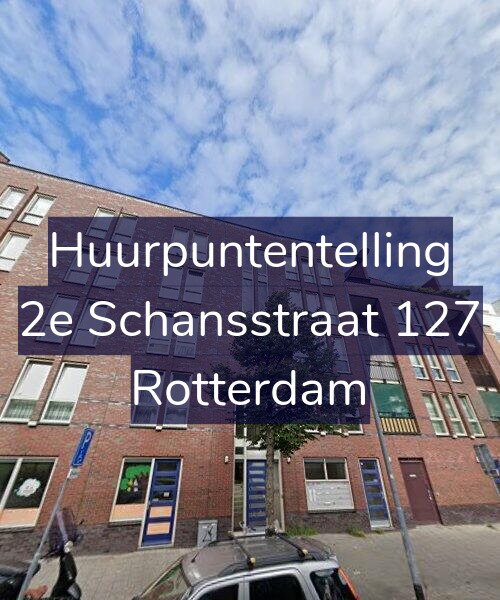 Foto gevel Huurpuntentelling voor 2e Schansstraat 127, Rotterdam