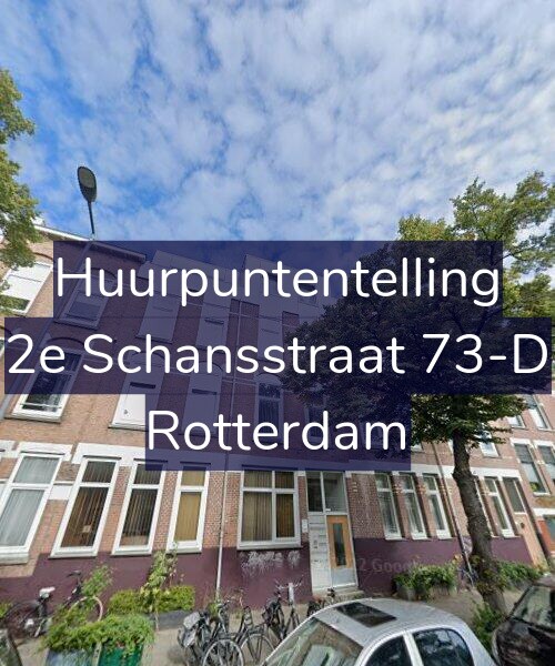 Foto gevel Huurpuntentelling voor 2e Schansstraat 73-D, Rotterdam