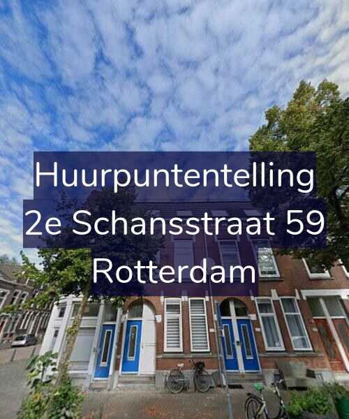 Foto gevel Huurpuntentelling voor 2e Schansstraat 59, Rotterdam
