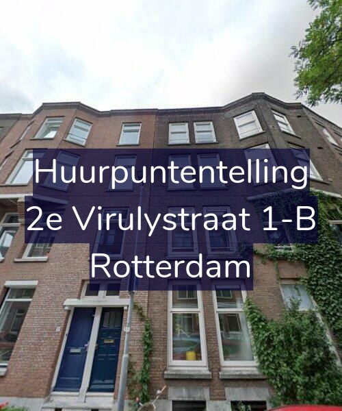 Foto gevel Huurpuntentelling voor 2e Virulystraat 1-B, Rotterdam
