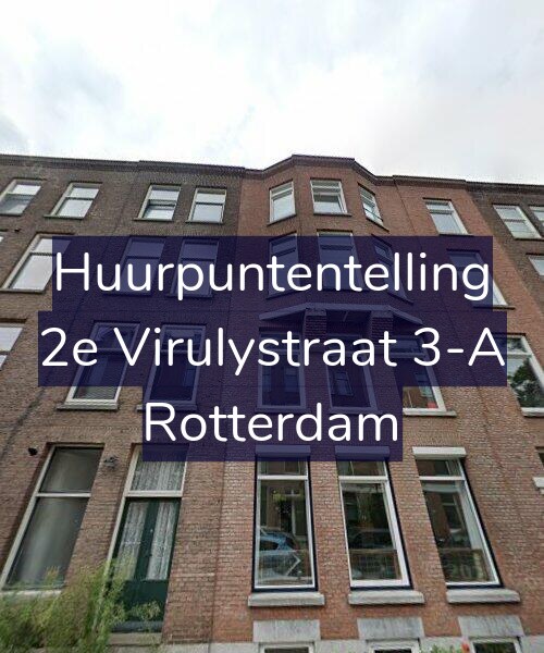 Foto gevel Huurpuntentelling voor 2e Virulystraat 3-A, Rotterdam