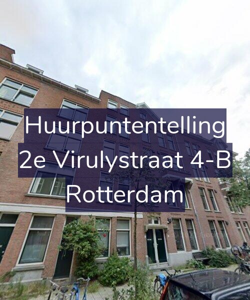 Foto gevel Huurpuntentelling voor 2e Virulystraat 4-B, Rotterdam