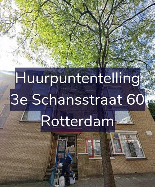 Foto gevel Huurpuntentelling voor 3e Schansstraat 60, Rotterdam