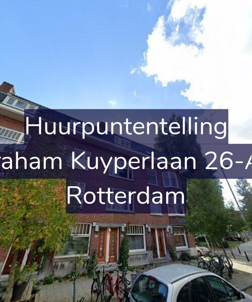 Foto gevel Huurpuntentelling voor Abraham Kuyperlaan 26-A01, Rotterdam