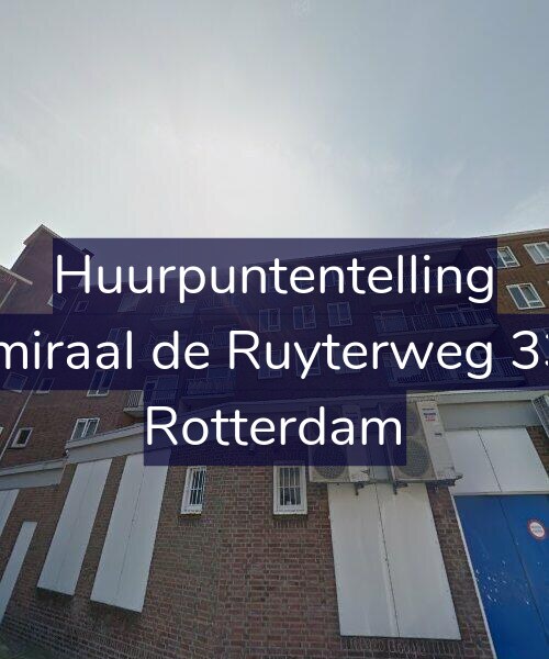 Foto gevel Huurpuntentelling voor Admiraal de Ruyterweg 33-B, Rotterdam