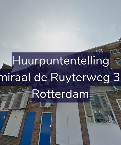 Foto gevel Huurpuntentelling voor Admiraal de Ruyterweg 35-E, Rotterdam