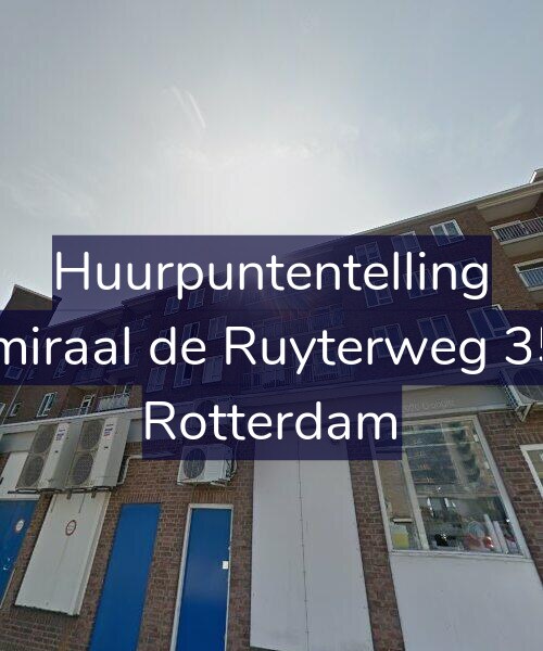 Foto gevel Huurpuntentelling voor Admiraal de Ruyterweg 35-D, Rotterdam