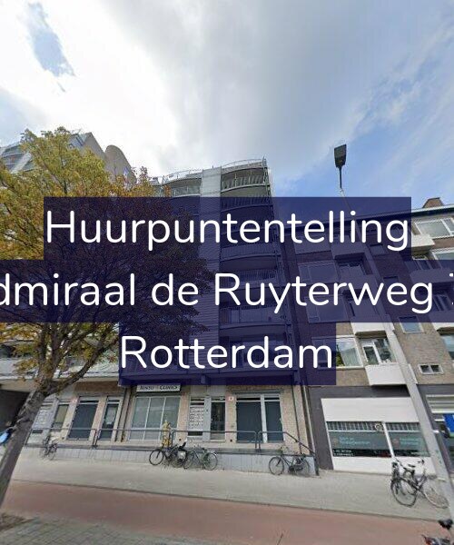 Foto gevel Huurpuntentelling voor Admiraal de Ruyterweg 71, Rotterdam
