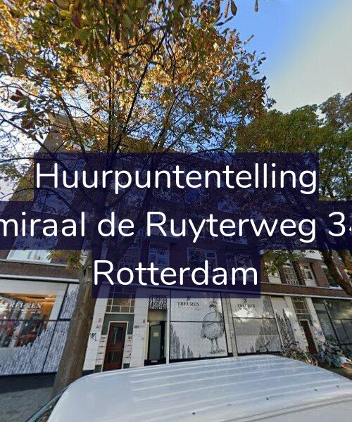 Foto gevel Huurpuntentelling voor Admiraal de Ruyterweg 34-C, Rotterdam