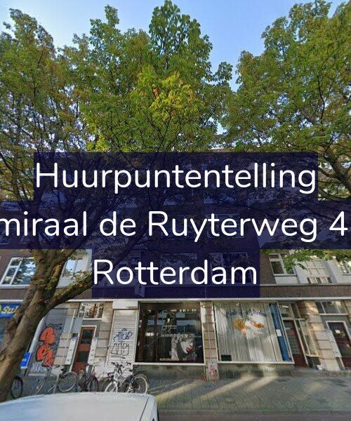 Foto gevel Huurpuntentelling voor Admiraal de Ruyterweg 42-E, Rotterdam