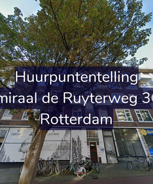 Foto gevel Huurpuntentelling voor Admiraal de Ruyterweg 36-D, Rotterdam