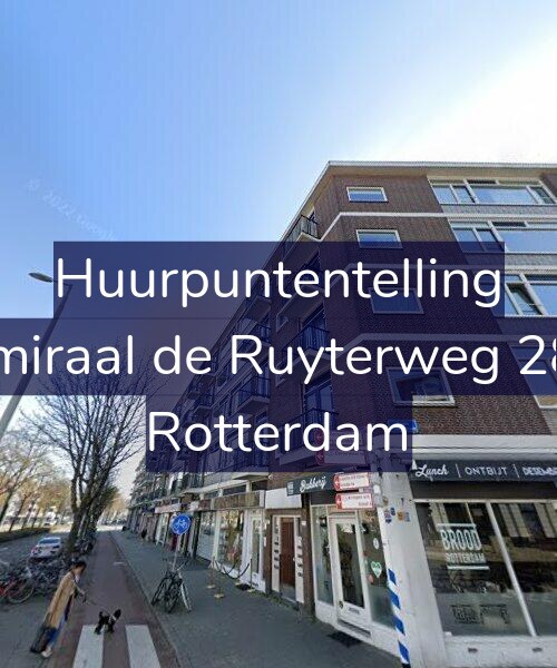 Foto gevel Huurpuntentelling voor Admiraal de Ruyterweg 28-D, Rotterdam