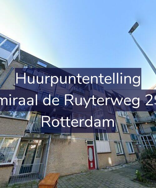 Foto gevel Huurpuntentelling voor Admiraal de Ruyterweg 29-A, Rotterdam
