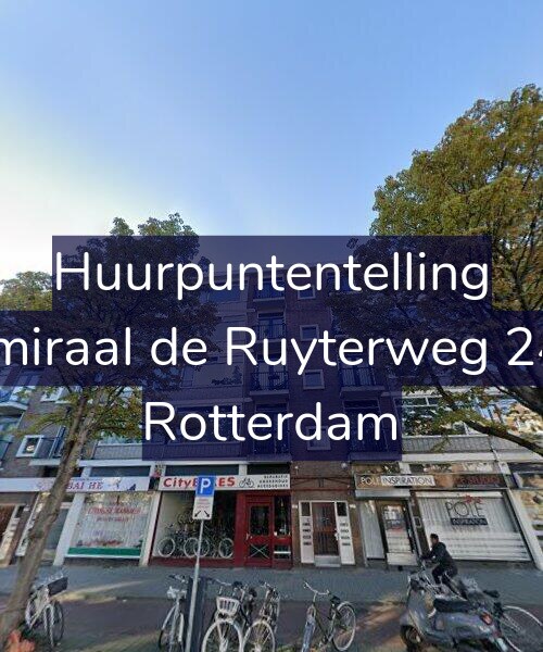 Foto gevel Huurpuntentelling voor Admiraal de Ruyterweg 24-C, Rotterdam