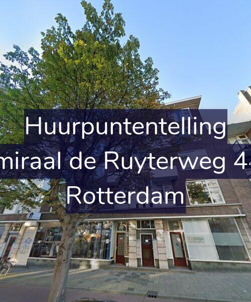 Foto gevel Huurpuntentelling voor Admiraal de Ruyterweg 44-B, Rotterdam