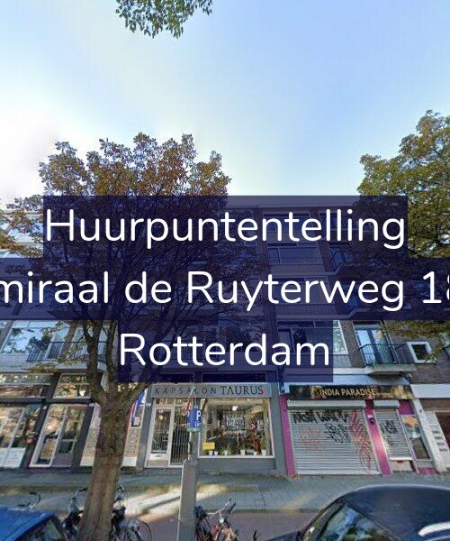 Foto gevel Huurpuntentelling voor Admiraal de Ruyterweg 18-B, Rotterdam