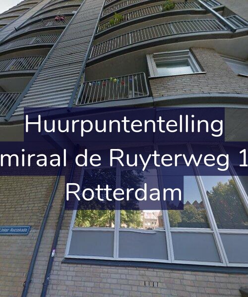 Foto gevel Huurpuntentelling voor Admiraal de Ruyterweg 169, Rotterdam