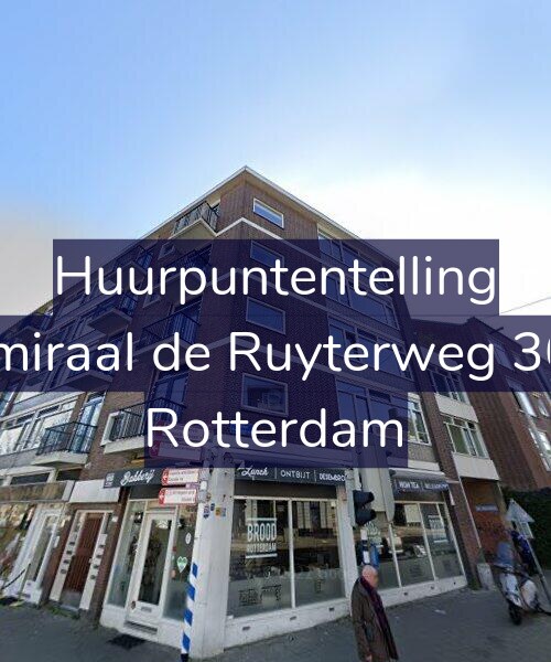 Foto gevel Huurpuntentelling voor Admiraal de Ruyterweg 30-B, Rotterdam