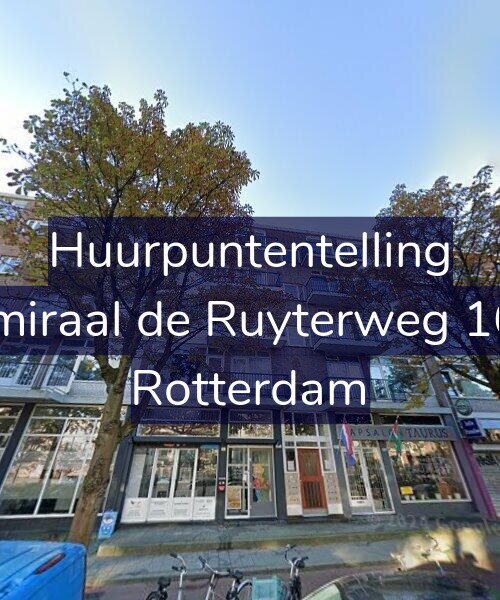Foto gevel Huurpuntentelling voor Admiraal de Ruyterweg 16-D, Rotterdam