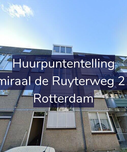 Foto gevel Huurpuntentelling voor Admiraal de Ruyterweg 21-D, Rotterdam