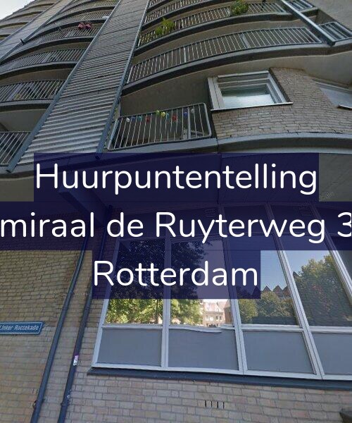 Foto gevel Huurpuntentelling voor Admiraal de Ruyterweg 303, Rotterdam