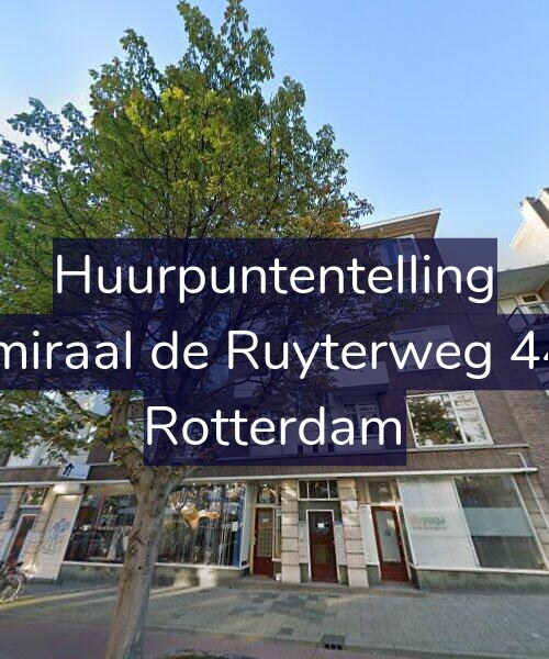 Foto gevel Huurpuntentelling voor Admiraal de Ruyterweg 44-D, Rotterdam