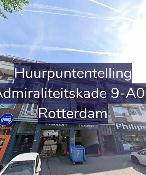 Foto gevel Huurpuntentelling voor Admiraliteitskade 9-A01, Rotterdam