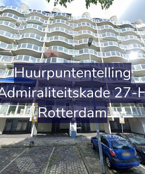 Foto gevel Huurpuntentelling voor Admiraliteitskade 27-H, Rotterdam