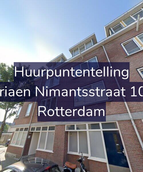 Foto gevel Huurpuntentelling voor Adriaen Nimantsstraat 10-C, Rotterdam