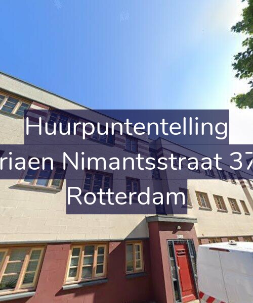 Foto gevel Huurpuntentelling voor Adriaen Nimantsstraat 37-B, Rotterdam