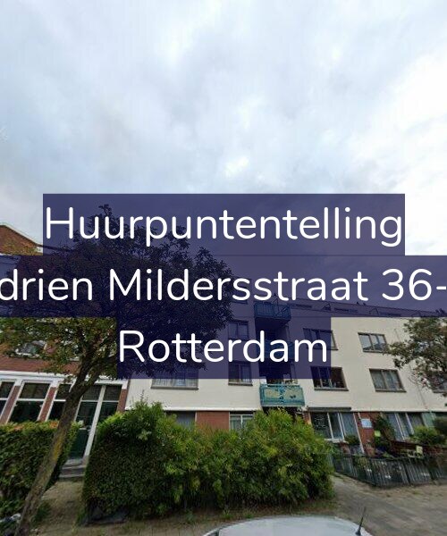 Foto gevel Huurpuntentelling voor Adrien Mildersstraat 36-A, Rotterdam